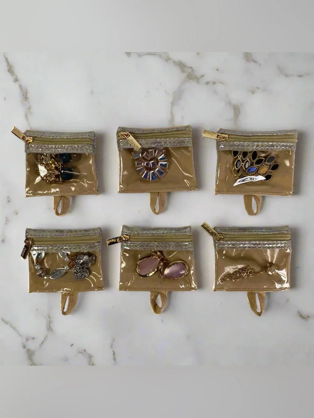 PurseN The Tiara Weekender Small Jewelry Case in Glimmer Leopard